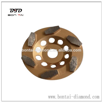 New diamond tool cup wheels for concrete grinding and epoxy removal